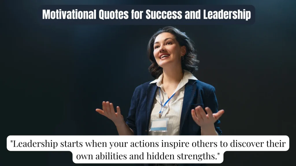 Motivational Quotes for Success and Leadership