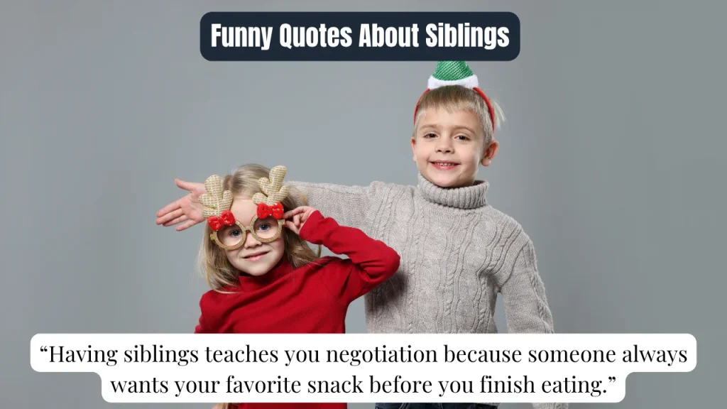 Funny Quotes About Siblings