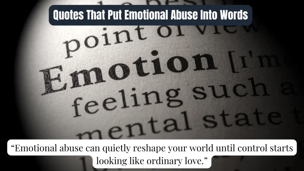 Quotes That Put Emotional Abuse Into Words
