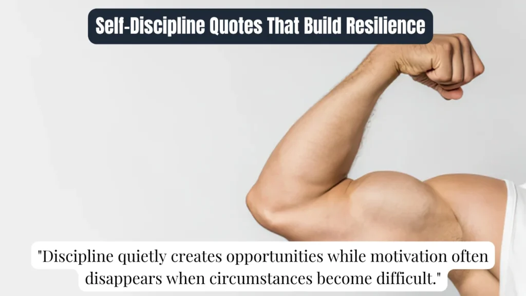 Self-Discipline Quotes That Build Resilience