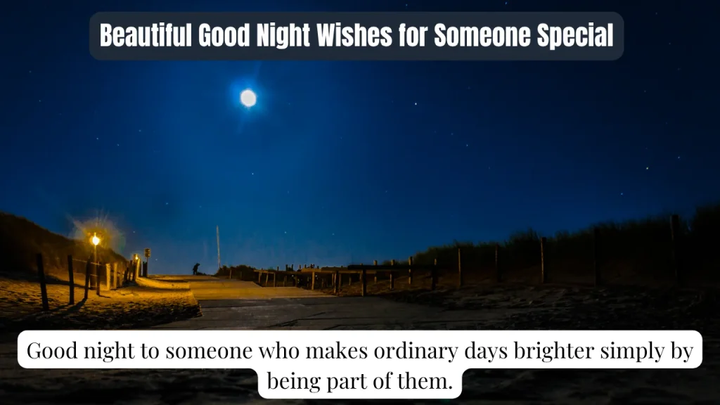 Beautiful Good Night Wishes for Someone Special
