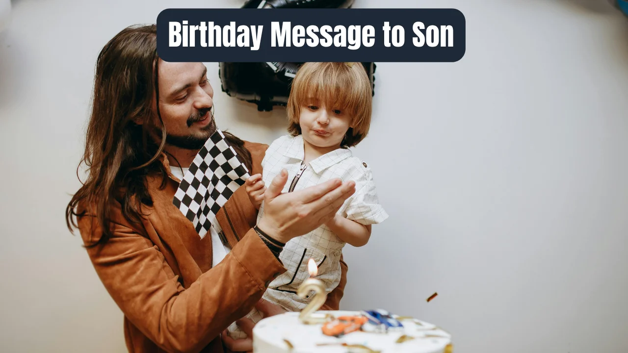 Birthday Message to Son