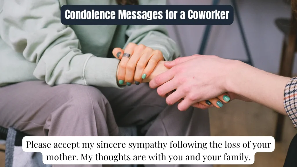 Condolence Messages for a Coworker