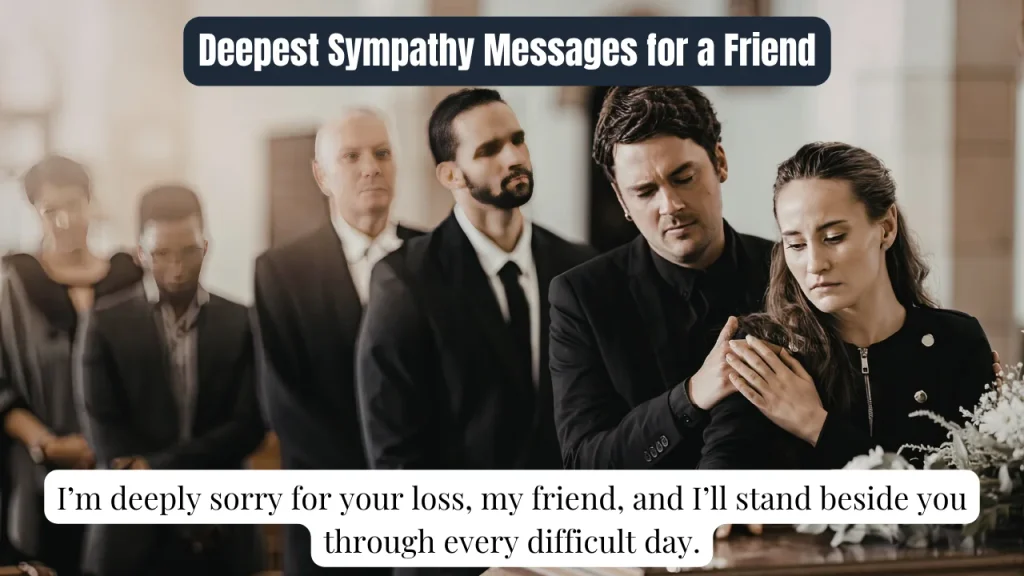 Deepest Sympathy Messages for a Friend