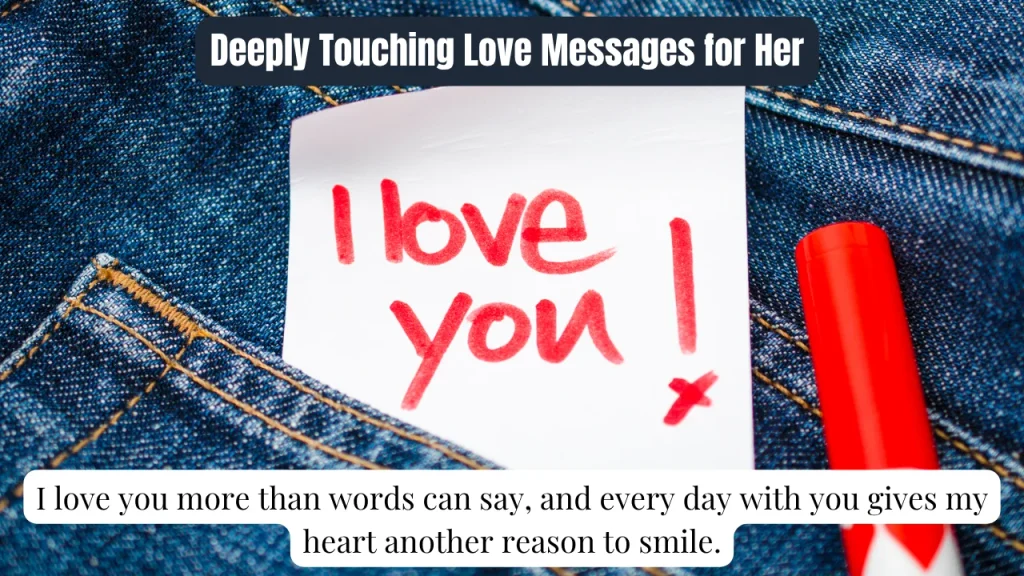 Deeply Touching Love Messages for Her