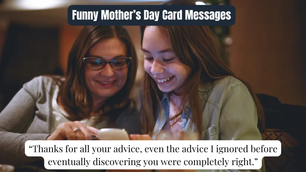 Funny Mother’s Day Card Messages