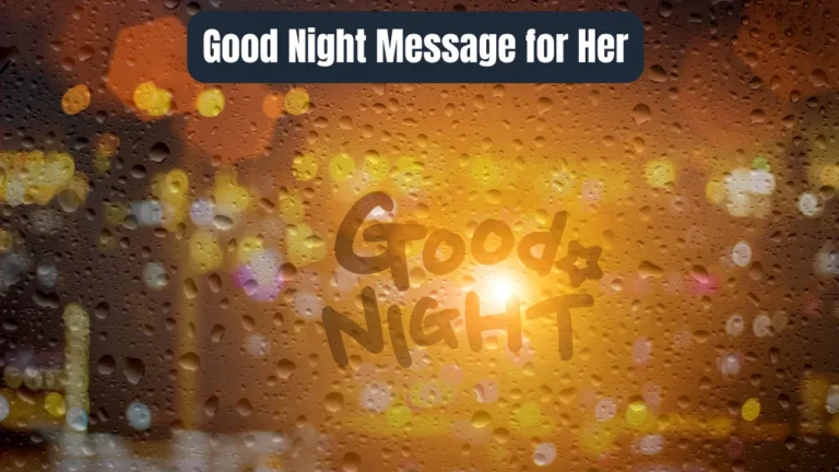 Good Night Message for Her
