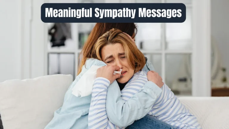 Meaningful Sympathy Messages