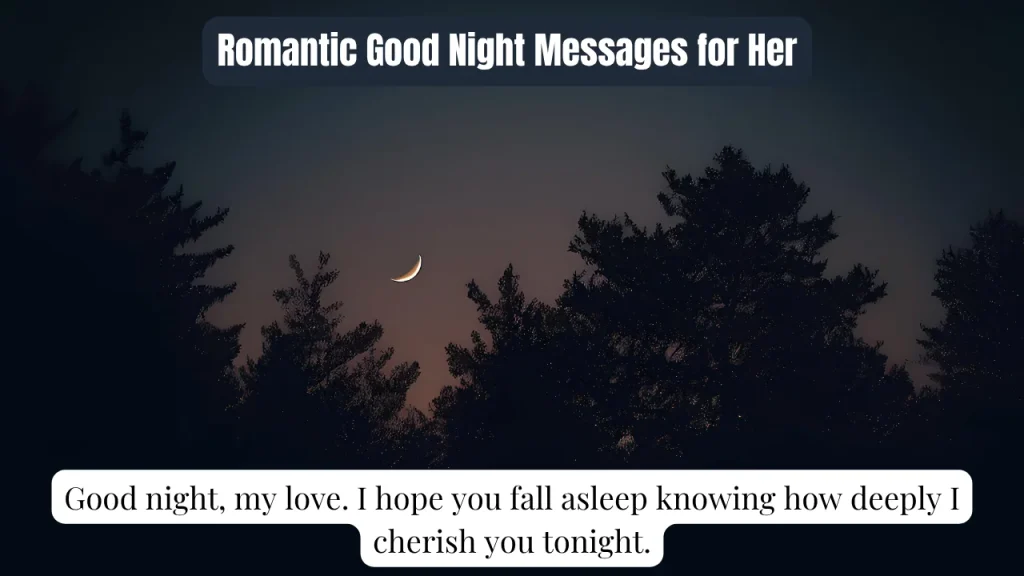 Romantic Good Night Messages for Her