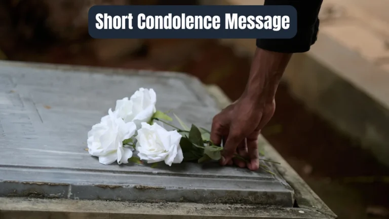 Short Condolence Message