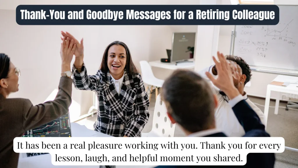Thank-You and Goodbye Messages for a Retiring Colleague