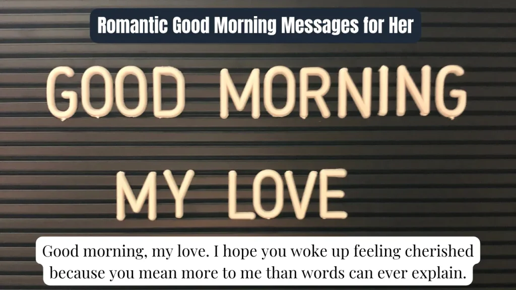 Romantic Good Morning Messages for Her