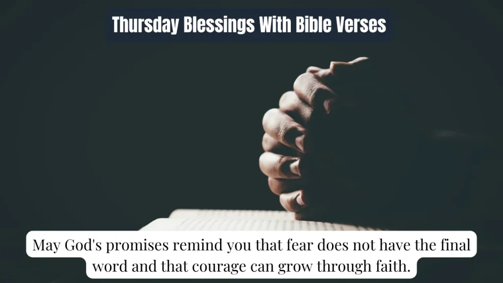 Thursday Blessings With Bible Verses